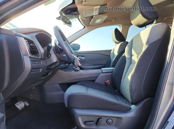 JN8AT3BA9MW005126 2021 NISSAN ROGUE Gray წინა სალონის ხედი