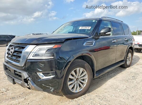 JN8AY2AC5P9180779 2023 NISSAN ARMADA Черный Передняя левая четверть