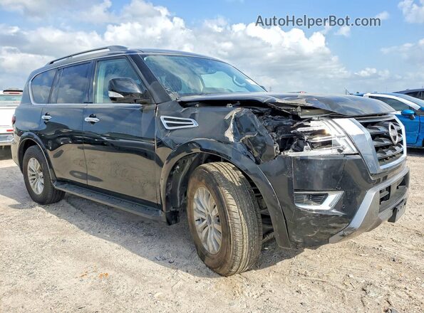 JN8AY2AC5P9180779 2023 NISSAN ARMADA Черный Передняя правая четверть
