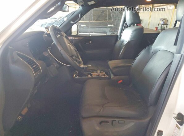 JN8AY2BA0N9394024 2022 NISSAN ARMADA Белый Вид салона спереди