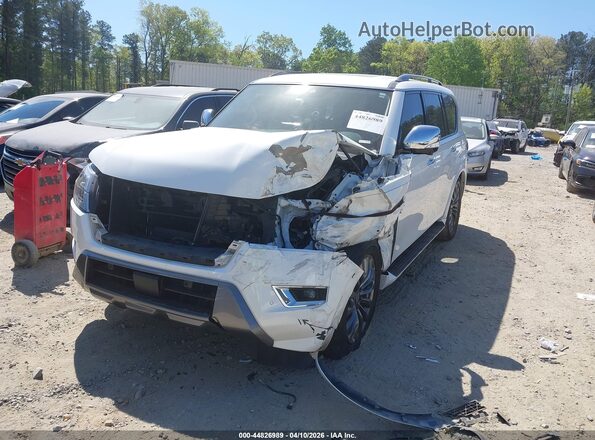 JN8AY2DAXM9371636 2021 NISSAN ARMADA White Vista tres cuartos delantera izquierda