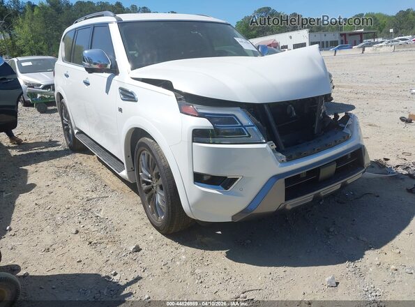 JN8AY2DAXM9371636 2021 NISSAN ARMADA White Delantero derecho