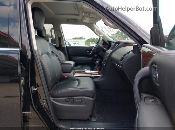 JN8AY2ND3L9112607 2020 NISSAN ARMADA Black Vista interior delantera