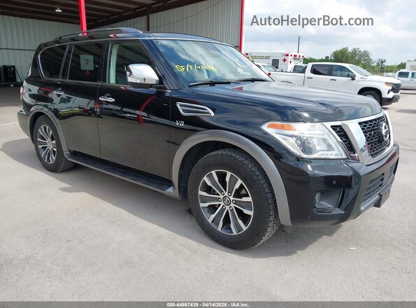 JN8AY2ND3L9112607 2020 NISSAN ARMADA Black Delantero derecho