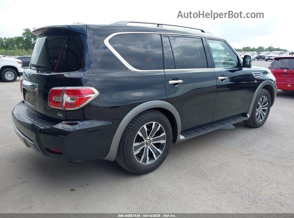 JN8AY2ND3L9112607 2020 NISSAN ARMADA Black Trasero derecho