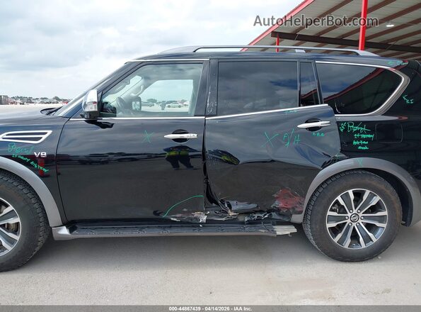 JN8AY2ND3L9112607 2020 NISSAN ARMADA Black Vista interior de 360 grados