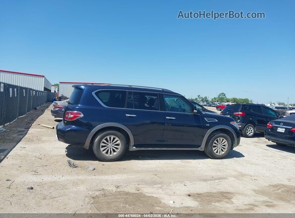JN8AY2ND7J9053106 2018 NISSAN ARMADA Dark Blue Вид задней части салона