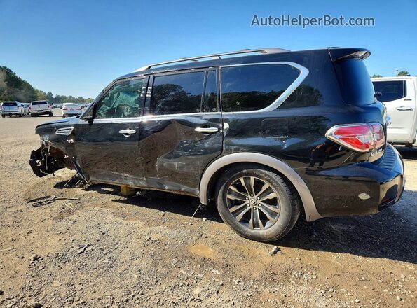 JN8AY2NE5H9706664 2017 NISSAN ARMADA Черный Задняя левая четверть