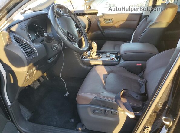 JN8AZ2AC0R9500316 2024 INFINITI QX80 Black Front interior view