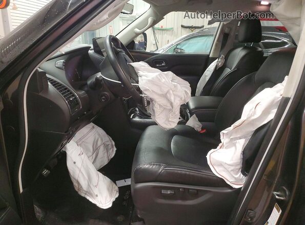 JN8AZ2AE4R9329037 2024 INFINITI QX80 Gray Front interior view