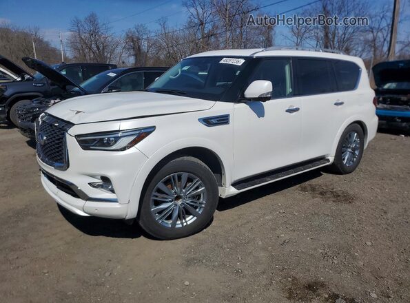 JN8AZ2AF2R9765345 2024 INFINITI QX80 Белый Передняя левая четверть