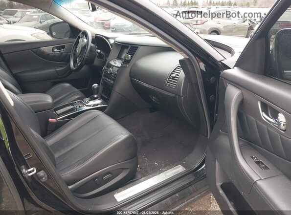 JN8CS1MW0HM414092 2017 INFINITI QX70 Black Vista interior delantera