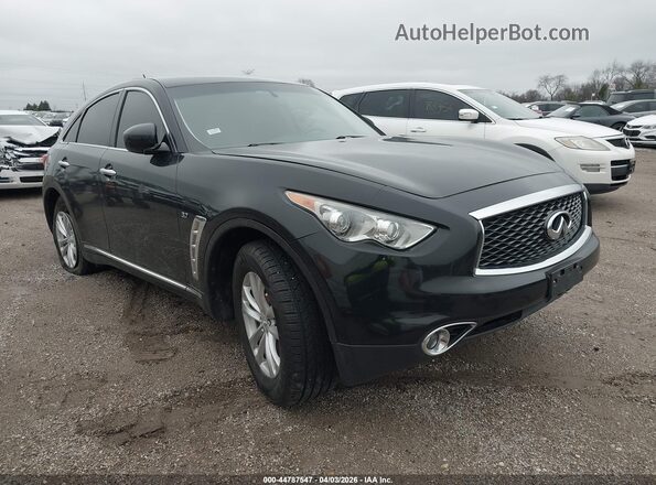 JN8CS1MW0HM414092 2017 INFINITI QX70 Black Delantero derecho