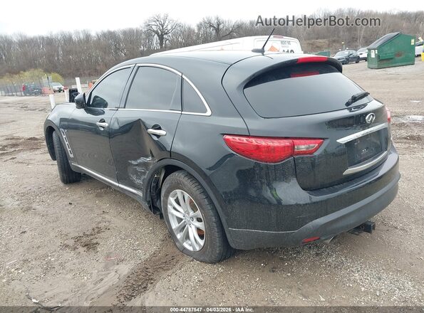 JN8CS1MW0HM414092 2017 INFINITI QX70 Black Trasero izquierdo
