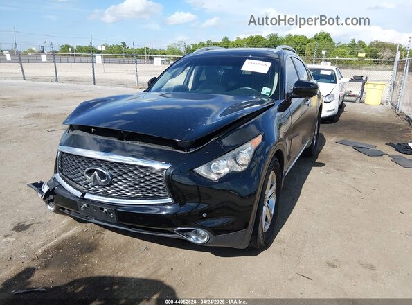 JN8CS1MW6HM411438 2017 INFINITI QX70 Черный Передняя левая четверть