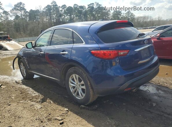 JN8CS1MW9HM414902 2017 INFINITI QX70 Blue Задня ліва чверть