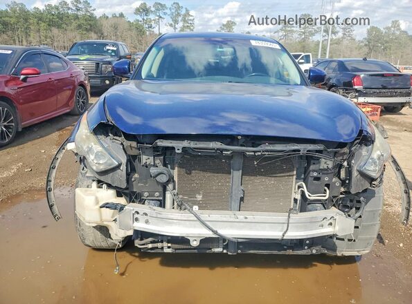 JN8CS1MW9HM414902 2017 INFINITI QX70 Blue Вид спереду