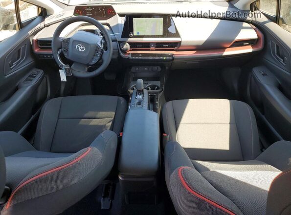 JTDACACU4S3045251 2025 TOYOTA PRIUS Черный Вид панели приборов