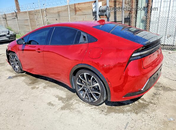 JTDACACU6P3003493 2023 TOYOTA PRIUS Red Հետևի ձախ