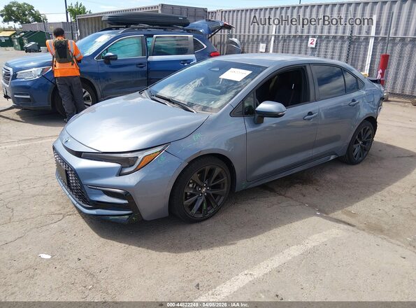 JTDBCMFE5PJ014264 2023 TOYOTA LL Blue Передня ліва чверть