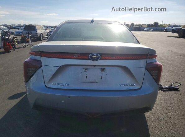 JTDBVRBD0HA002075 2017 TOYOTA MIRAI Silver Вид ззаду
