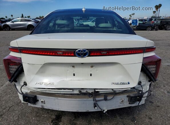 JTDBVRBD1LA007925 2020 TOYOTA MIRAI White Widok z tyłu