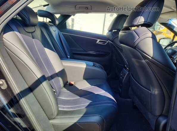 JTDBVRBD3LA007974 2020 TOYOTA MIRAI Black Vista de los asientos traseros