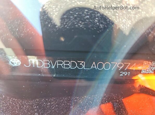 JTDBVRBD3LA007974 2020 TOYOTA MIRAI Black Vista del compartimento del motor