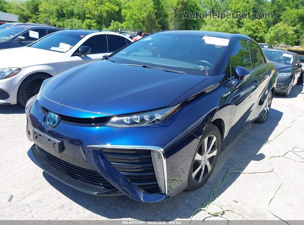 JTDBVRBD4KA007691 2019 TOYOTA MIRAI Blue წინა მარცხენა ხედი სამი მეოთხედიდან