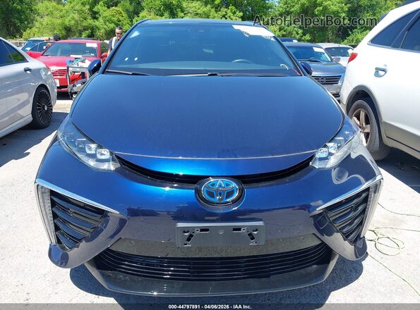 JTDBVRBD4KA007691 2019 TOYOTA MIRAI Blue ხელსაწყოთა პანელის ხედი