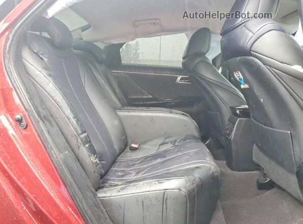 JTDBVRBD8KA005667 2019 TOYOTA MIRAI Burgundy უკანა სავარძლების ხედი