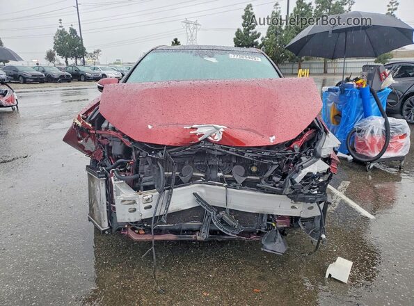 JTDBVRBD8KA005667 2019 TOYOTA MIRAI Burgundy წინა ხედი
