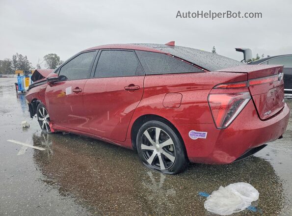 JTDBVRBD8KA005667 2019 TOYOTA MIRAI Burgundy უკანა მარცხენა