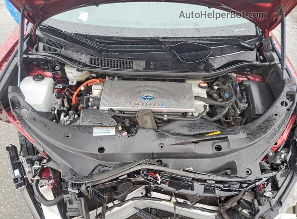 JTDBVRBD8KA005667 2019 TOYOTA MIRAI Burgundy უკანა სალონის ხედი