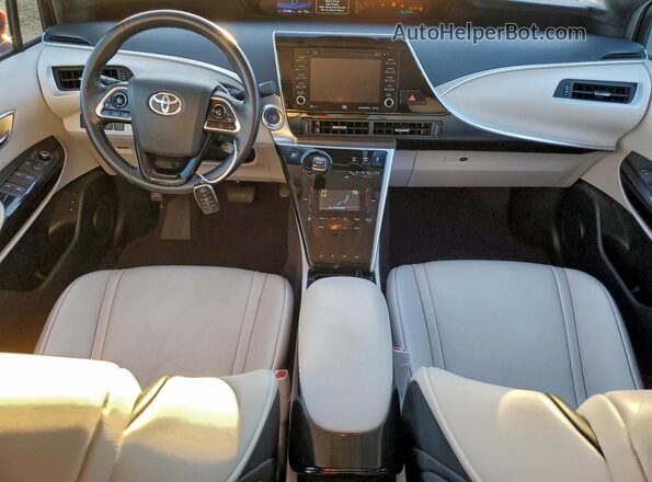 JTDBVRBD8KA006835 2019 TOYOTA MIRAI Бордовый Вид панели приборов