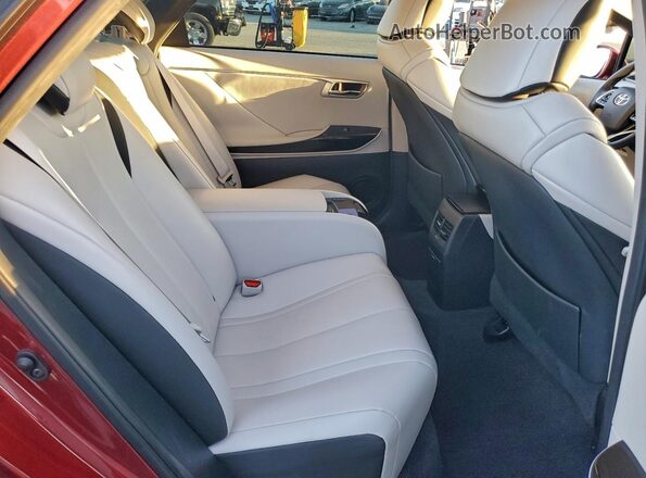 JTDBVRBD8KA006835 2019 TOYOTA MIRAI Бордовый Вид задних сидений