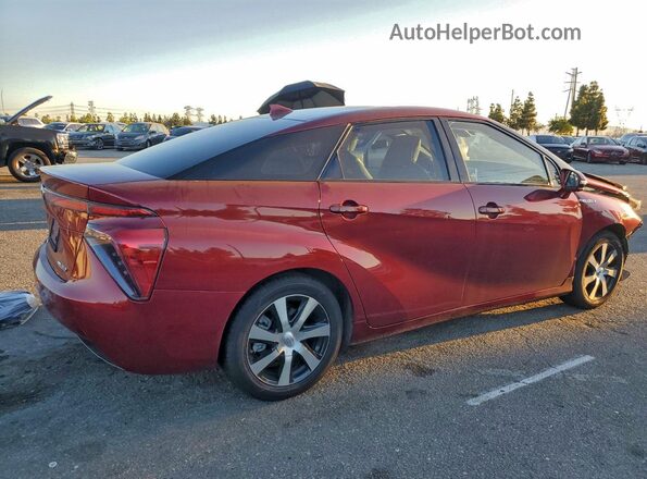 JTDBVRBD8KA006835 2019 TOYOTA MIRAI Бордовый Задняя правая четверть