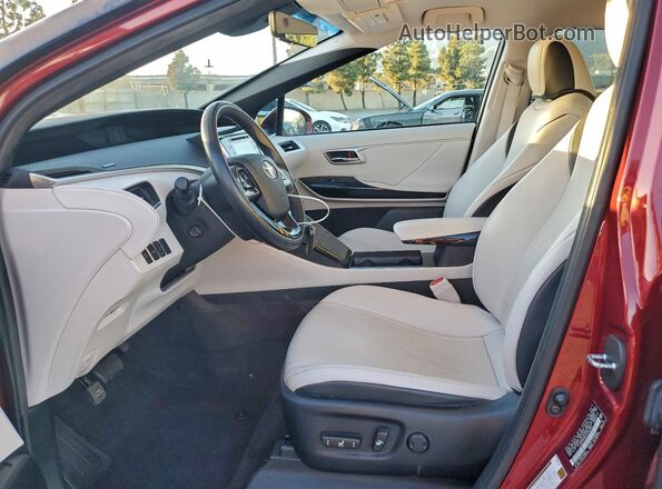 JTDBVRBD8KA006835 2019 TOYOTA MIRAI Бордовый Вид салона спереди