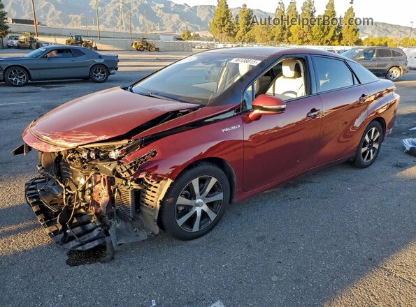 JTDBVRBD8KA006835 2019 TOYOTA MIRAI Бордовый Передняя левая четверть