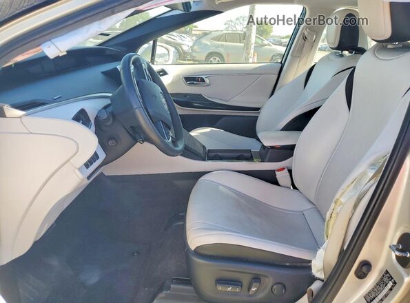 JTDBVRBD9KA007637 2019 TOYOTA MIRAI Silver Widok wnętrza z przodu