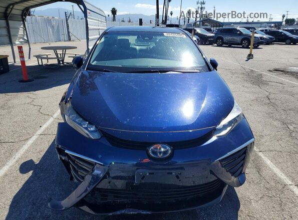 JTDBVRBDXKA006111 2019 TOYOTA MIRAI Blue Front view