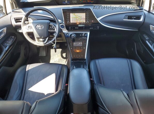 JTDBVRBDXKA006111 2019 TOYOTA MIRAI Blue Dashboard view