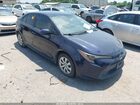 2021 Toyota Corolla Le Dark Blue vin: JTDEPMAE5MJ150334