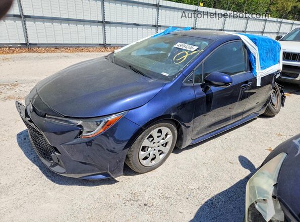 JTDEPMAE5MJ161558 2021 TOYOTA LL Blue Առջևի ձախ երեք քառորդ տեսարան
