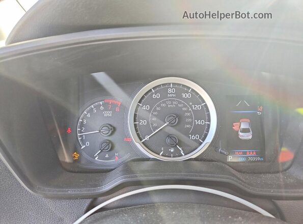 JTDEPMAE7N3027768 2022 TOYOTA LL Синий Вид щитка приборов