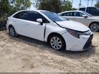 2022 Toyota Corolla Le White vin: JTDEPMAE9N3023060