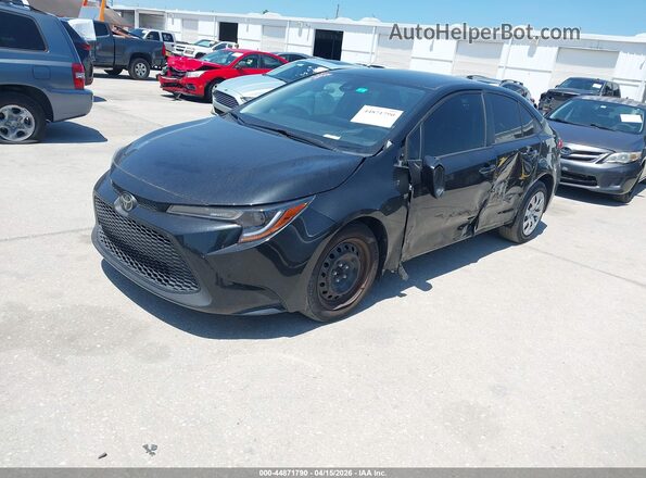 JTDEPMAEXNJ224025 2022 TOYOTA LL Black წინა მარცხენა ხედი სამი მეოთხედიდან