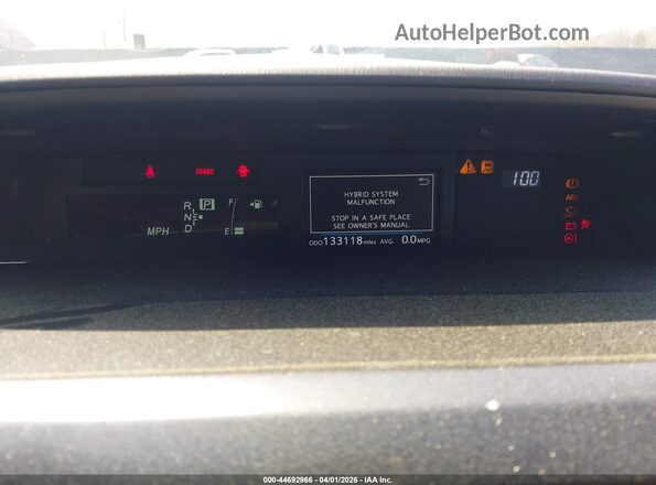 JTDZN3EU0GJ047023 2016 TOYOTA PRIUS V Бордовый Вид задних сидений
