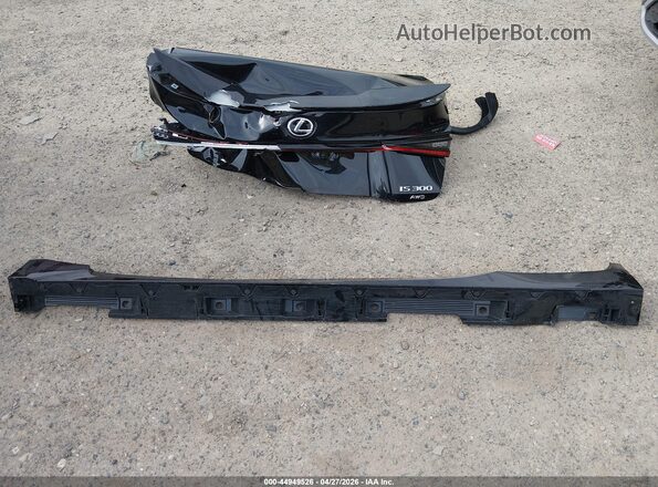 JTHB81F28S5055946 2025 LEXUS IS 300 Black Instrument cluster view
