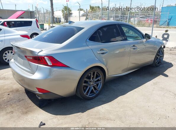JTHBA1D21G5019448 2016 LEXUS IS 200T Silver Tył prawy